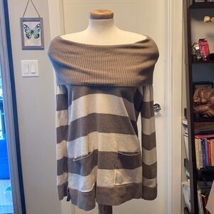 Striped Cotton sweater Large